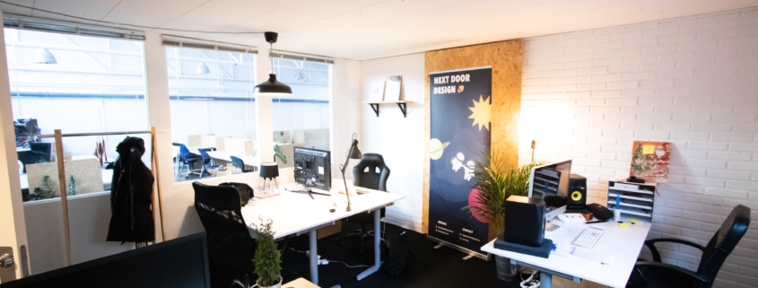 Her er et lukket kontor i Voxeværket Århus